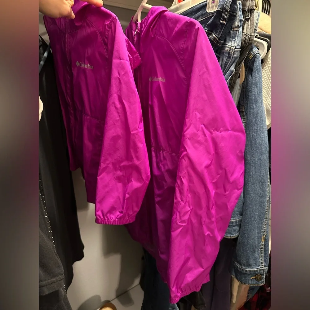 Columbia Girls Switchback II Water-Resistant Jacket (Bright Plum)